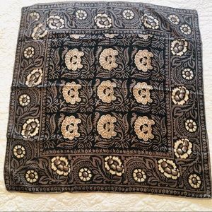 Vintage hand dyed Indian silk scarf